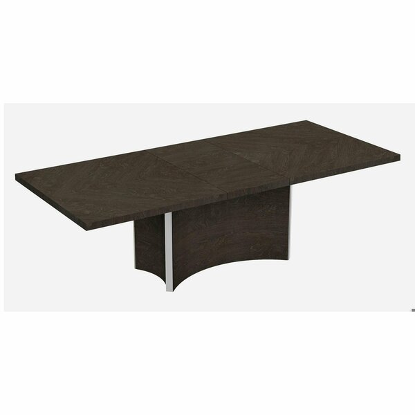 Homeroots Gray Dining Table 98.5 x 4.35 x 30 in. 366367